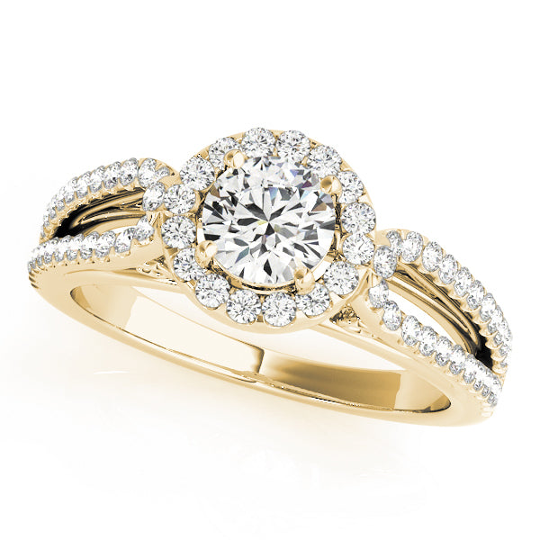 Style# 50557-E Halo Diamond Engagement Ring