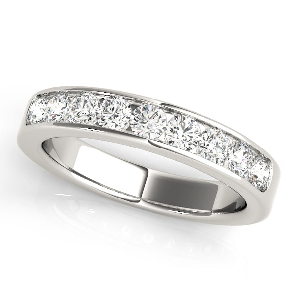 18K White Gold Diamond Wedding Ring