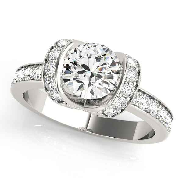 ENGAGEMENT RINGS SINGLE ROW PRONG SET