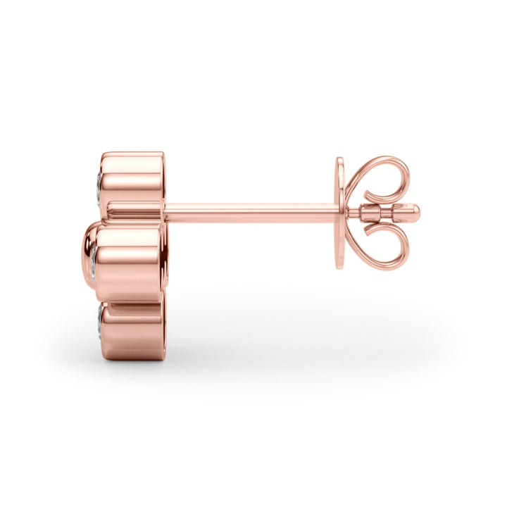 LAB GROWN DIAMOND EARRINGS CLUSTER
