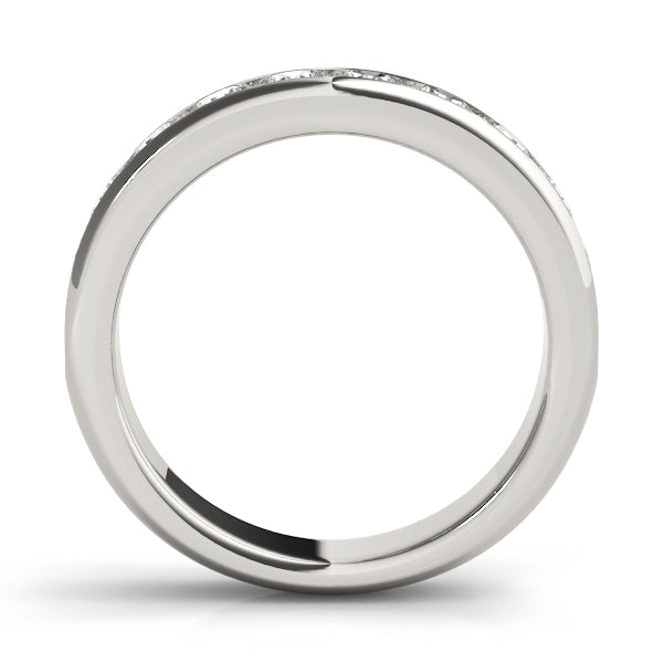 18K White Gold 0.20 ctw Diamond Wedding Band