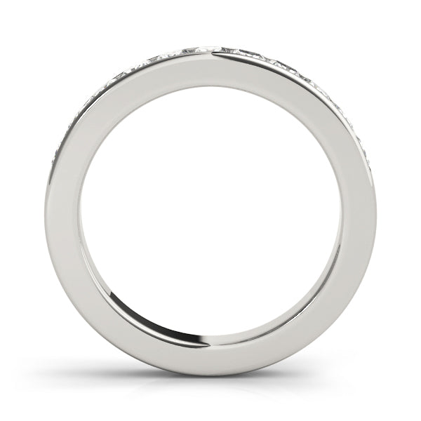 Multi-Diamond Square Wedding Ring