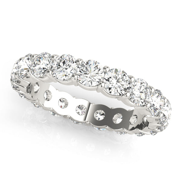 14K White Gold 7/8 ct Diamond Wedding Band