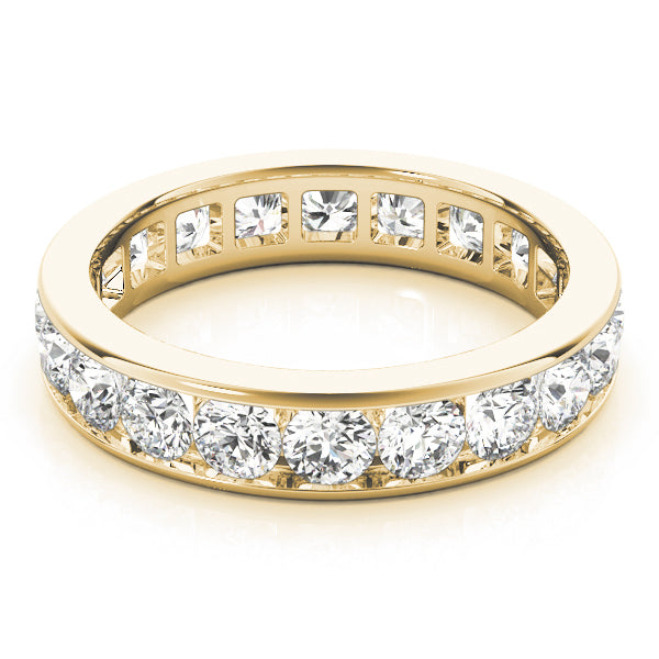 18K Yellow Gold 1/2 CT Diamond Wedding Band