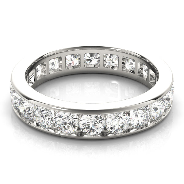 18K White Gold 1/2 ct Diamond Wedding Band