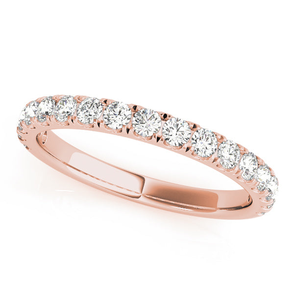 Classic 3/4 Coverage Pave Diamond Wedding Band